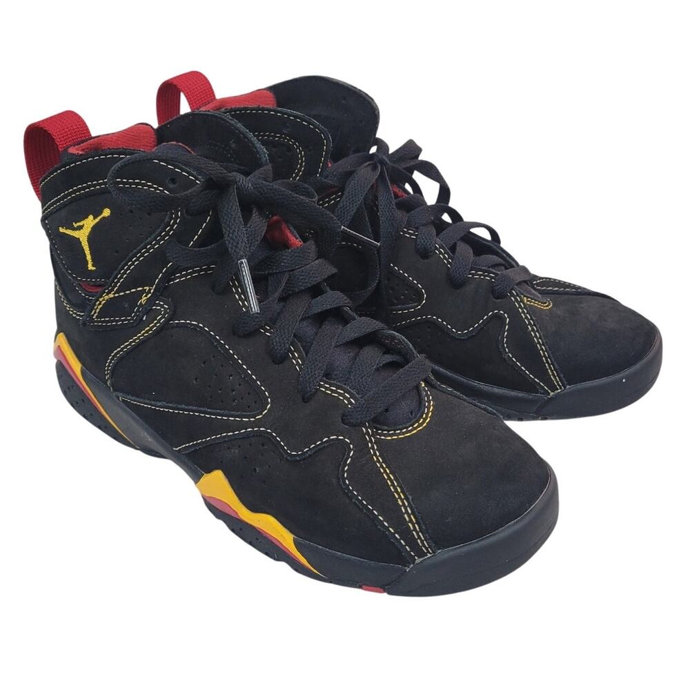 Nike Air Jordan 7 Retro Citrus Black Youth Size 6Y DQ6040-081